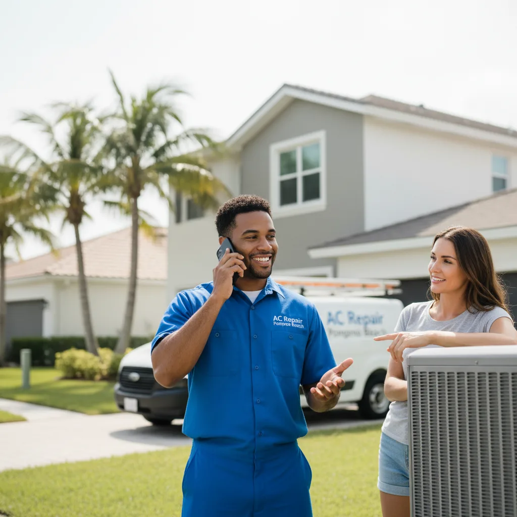 AC Repair Pompano Beach customer support in Edgecomb